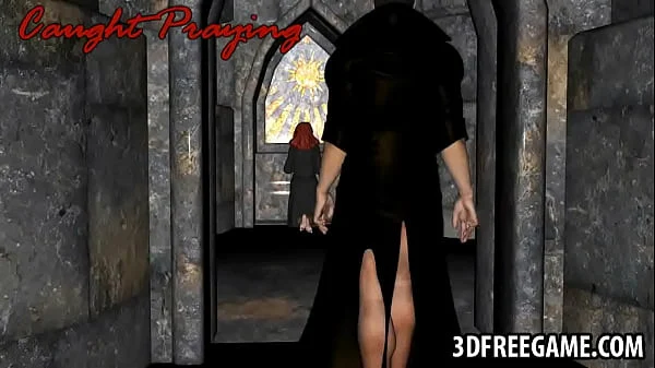 3D redhead sucks cock and gets fucked in the ass