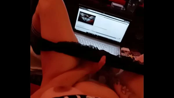 Fucking myself on webcam