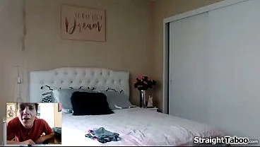 Guy is watching his teen classmate Jay Summers get dressed via her webcam.The brunette is unaware and starts to masturbate and toy her pussy