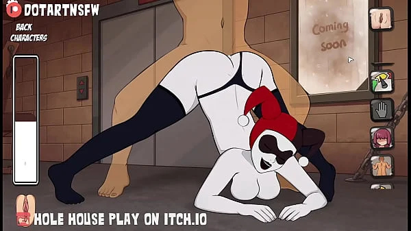 Harley quiin gets fucked form behind and riding reverse cowgirl creampie – Hole House