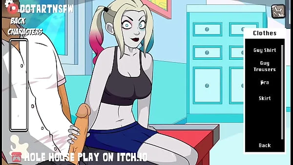 Harley Quinn Moaning Orgasm Squirting Boobjob And Creampies – Hole House