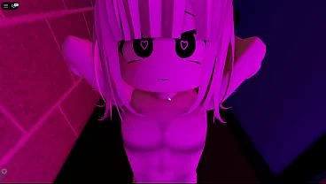 In Roblox Brookhaven, the girl does inappropriate things with mens behind the game center