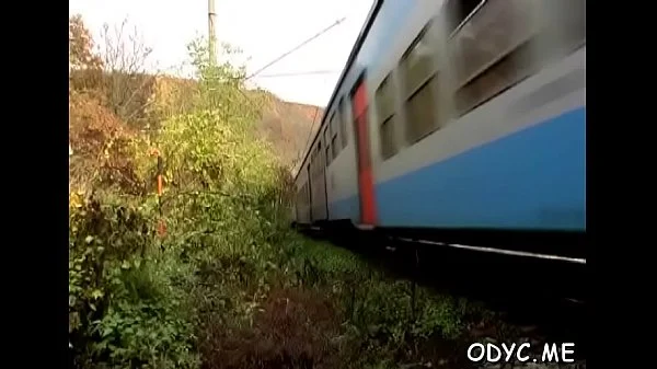 Old lad gets his dick wet