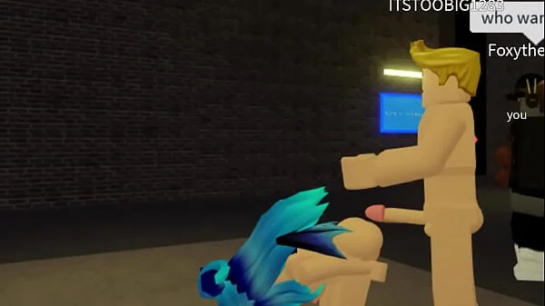 Roblox girl has sex with 3 men who value her pleasure and her big juicy tits
