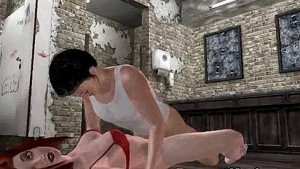 Sexy 3D cartoon redhead honey getting fucked hard