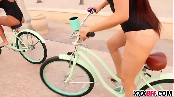 Sexy Beach Bikers Get Fucked