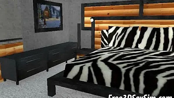 Tasty 3D cartoon blonde taking a hard cock inside her