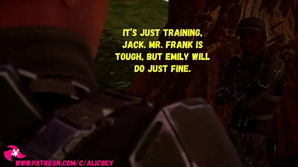 While he hunted, she trained hard in the company of other men.