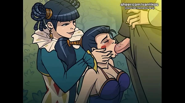 Witch Hunter Trainer | Hot slut with a big ass jerks off a big cock and rides it | Hottest highlights | Part #3