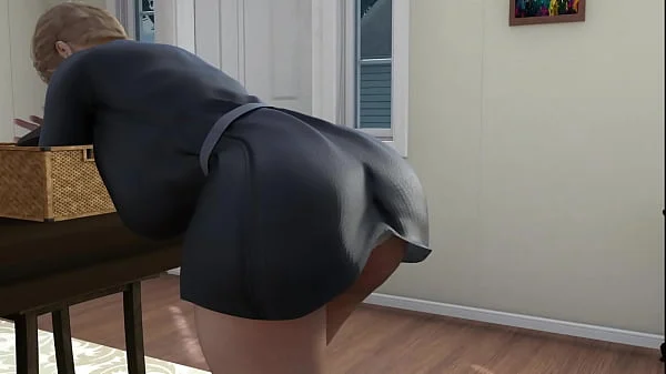 Curvy old lady gets some cream #4