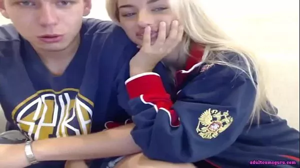 Deep blowjob from hot blonde with perfect body at live webcam chat