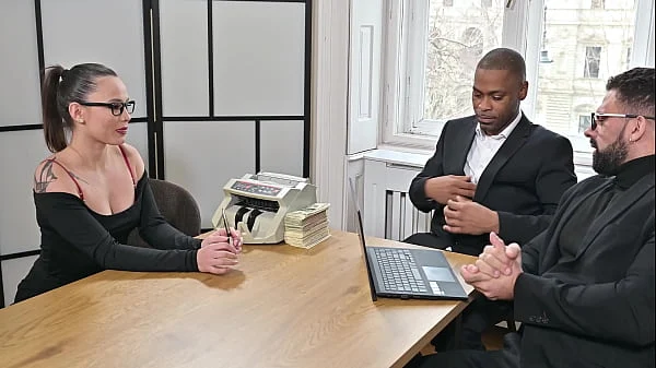 Femme Fatale Lucy Mendez Swaps Secrets For Interracial DP Slamming GP3200