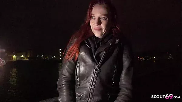GERMAN SCOUT – Small Tits Ginger Mature Luna Thurman talk to Rough Fuck by Big Dick Boy