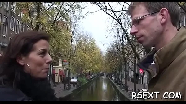 Lewd old boy goes amsterdam