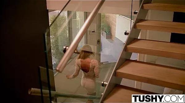 TUSHY hot babe fucked by step dad