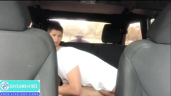 Two horny dudes have passionate gay sex in public, continue at gaycams4free.com