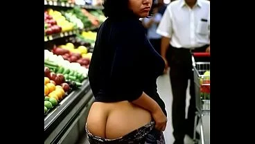 Vieja puta se deja tocar en el súper