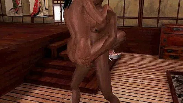 Yummy 3D cartoon ebony honey getting fucked hard