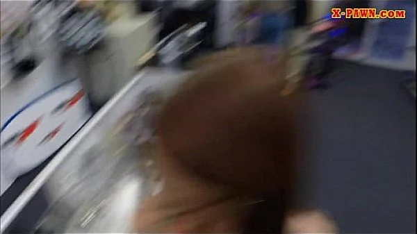 Amateur girl pounded at the pawnshop for a diamond ring