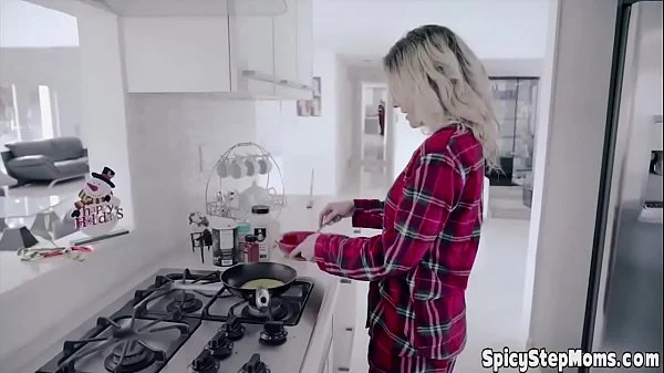 Busty stepmom gets a taboo fuck session from horny stepson