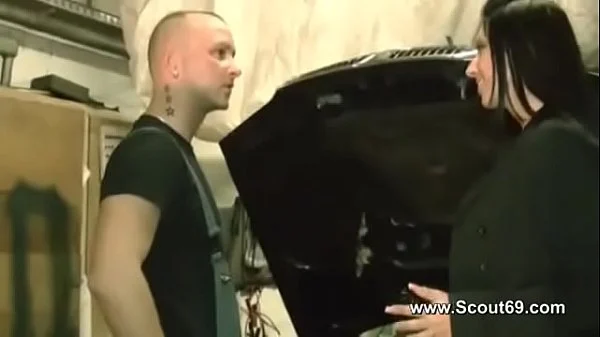 German Big Dick Men Fuck Bitch Doggy and Cum