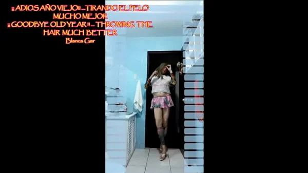 ¡¡GOODBYE YEAR OLD !! … THROWING THE HAIR MUCH BETTER – Blanca Gar