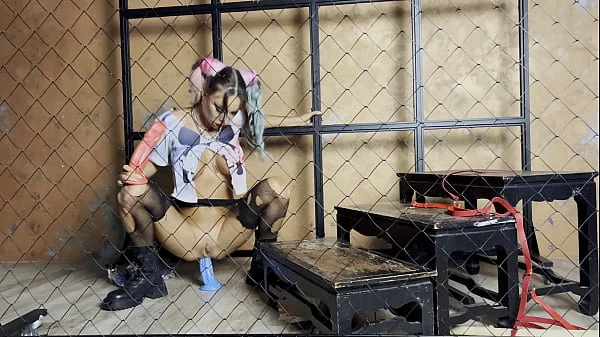 Harley Quinn aka Monika Fox Hard Fuck Holes With Baseball Bat & Huge Dildos