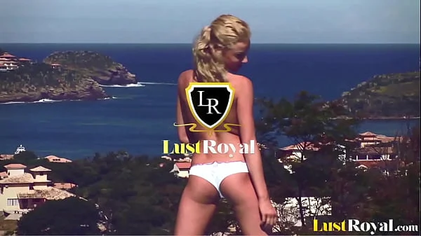 Horny Brunettes on the Hot Beach Drilled