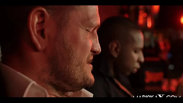 Hot blonde and her busty girlfriend fuck two men at the club