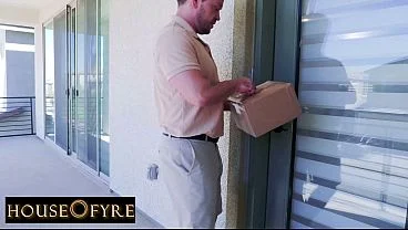 HOUSEOFYRE- Blonde MILF Nympho fucks strange men while Hubby is away