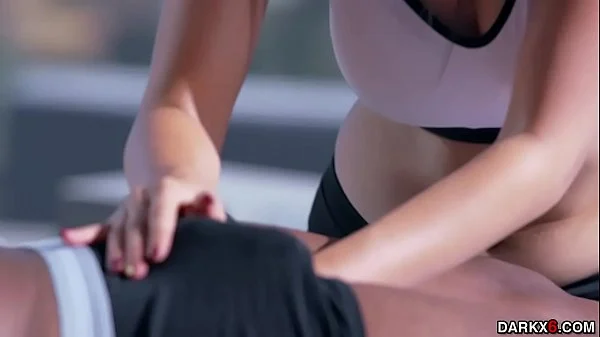 Marcia Hase is a sports masseuse Shes going to massage Jack Blaques hurt knee