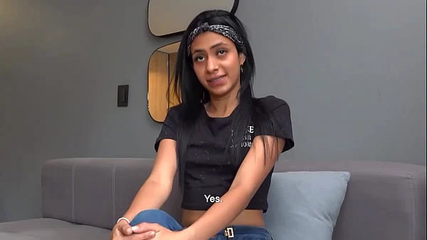 Petite webcam enthusiast enjoys her first time doing a sex scene