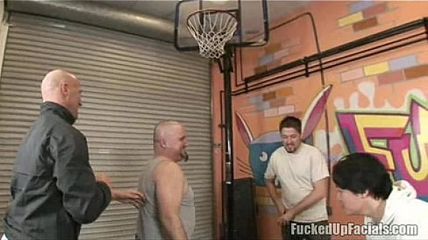 Pornstar Eva Angelina gets Fucked and then Cumed on by Many Men