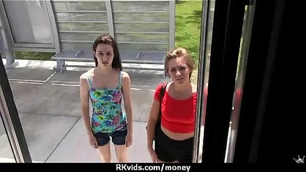 Sexy natural chick trades cash for some rough sex 15