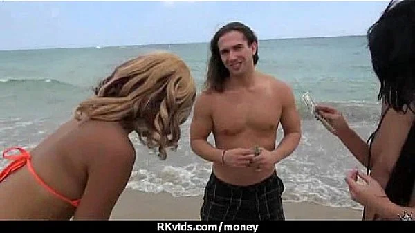 Sexy teen nails her butt on hard dick for cash 28