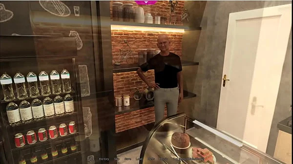 Sexy waiter is fucked by her old boss gameplay