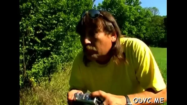 Slender legal age teenager seduces old boy