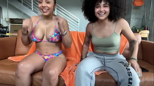 Strap-on Fun on a Couch with a girlfriend