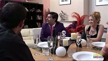 The conversation is making the blonde milfs yawn. Their twats are itching for group sex so they start it off than with a blowjob. What they did not expect was men wanting anal and double penetration.