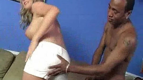 Two Black Men for Sexy Blonde