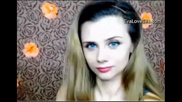 Beautiful girl dancing striptease on web camera