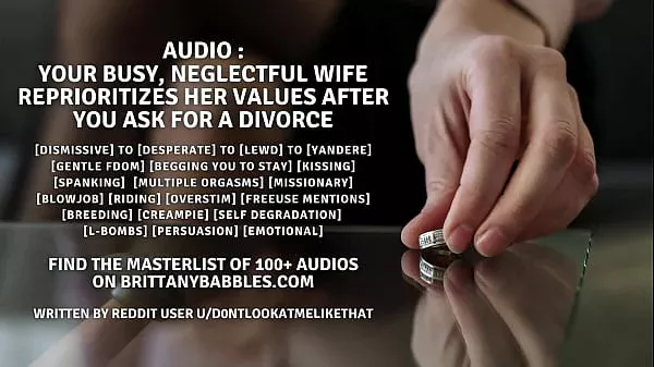 Erotic Audio For Men: Lonely Husband Listener Asks His Wife For A Divorce, But She Refuses and Tries to Win You Back