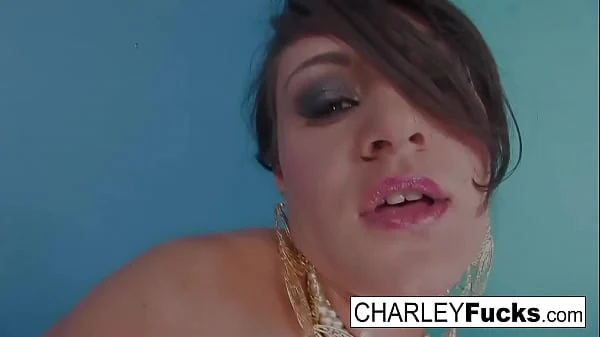 Hot brunette gets nude