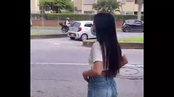 Ligando a Linda Flaca CULONA en la calle, término clavándole mi polla sin pensarlo