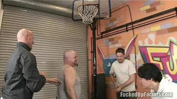 Pornstar Eva Angelina gets Fucked and then Cumed on by Many Men