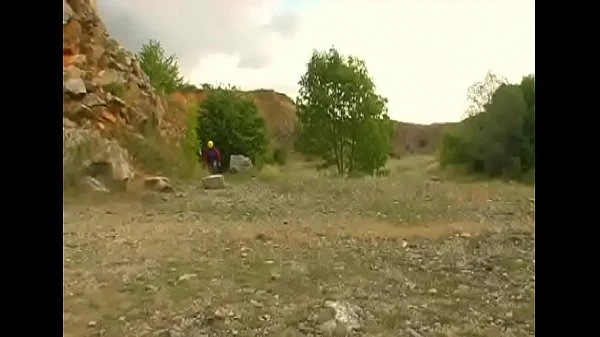 Young slut sucks old pecker