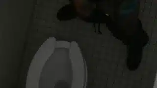 Caught Jerking Off In Public Bathroom